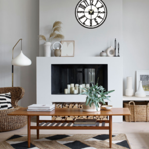 Wooden Silent Non-Ticking Wall Clock for Home Stylish Latest Designer Wall Clock for Home Living Room Bedroom Office Hall