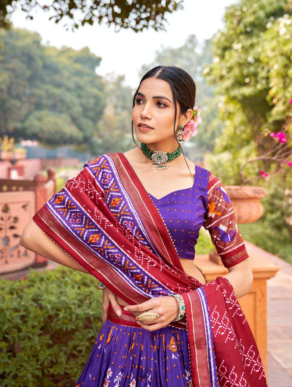 Women's Traditional Printed Lehenga Choli Set with Bandhani Dupatta ? Festive & Navratri Wear - Image 12